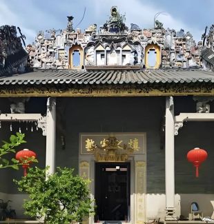 马来西亚增城籍华人"甲必丹"郑景贵的府邸 融合了南洋华人文化与西方文化